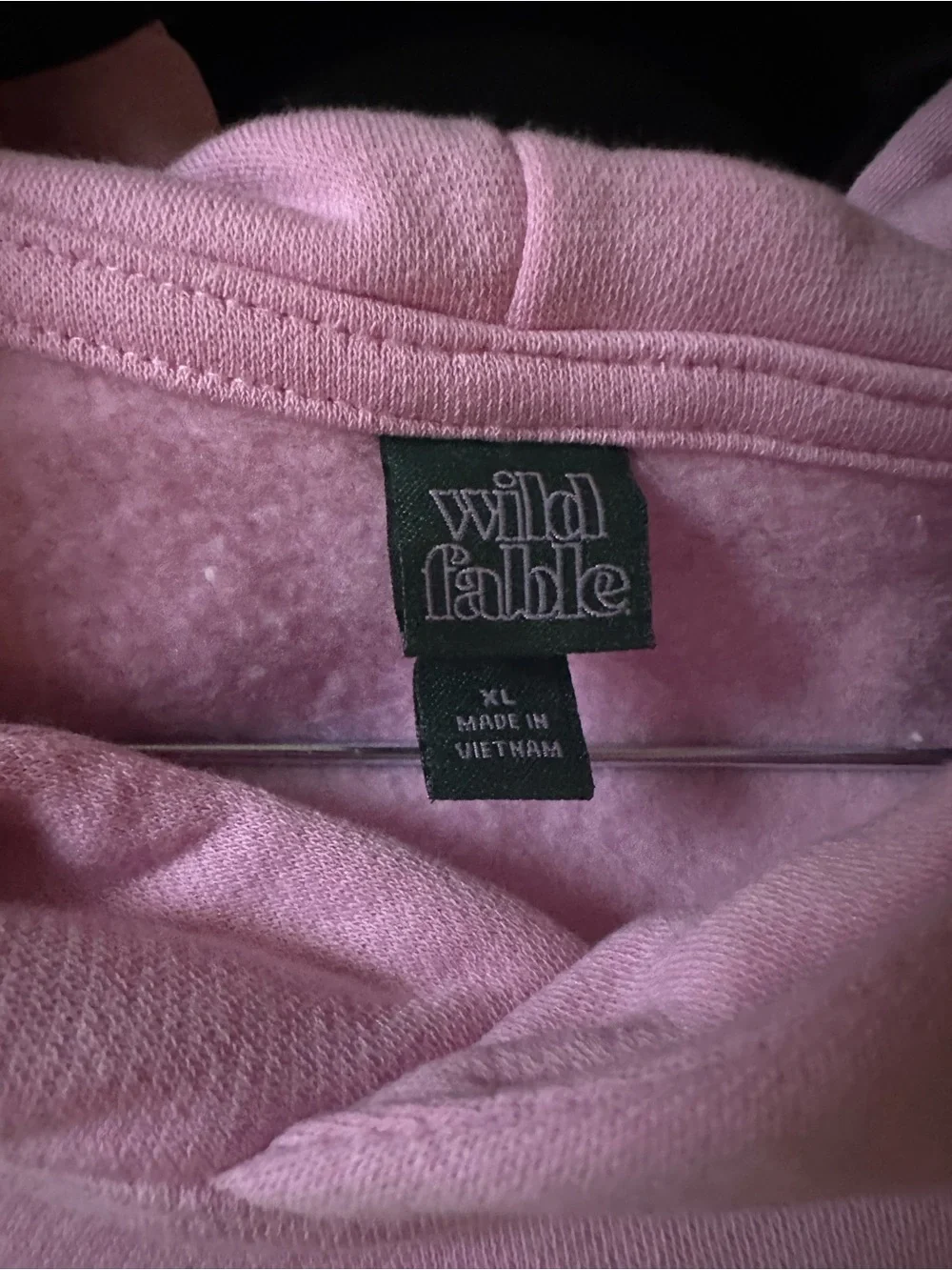 wild fable Light Pink Hooded Pullover Sweatshirt - Picture 3 of 4